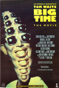 Big Time 1988 poster Tom Waits Michael L Blair Ralph Carney Chris Blum Dokumentärer Rock och pop