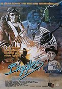 Biggles 1985 movie poster Peter Cushing Planes