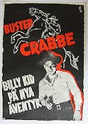 Billy the Kid Trapped 1946 movie poster Buster Crabbe