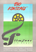 Bio Kontrast filmfest 1988 poster Find more: Festival Find more: Folkets hus Find more: Sundsvall