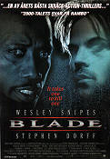Blade 1998 poster Wesley Snipes Stephen Norrington