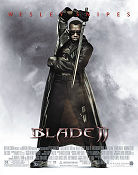 Blade II 2002 movie poster Wesley Snipes Kris Kristofferson Ron Perlman Guillermo del Toro Guns weapons