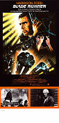Blade Runner 1982 movie poster Harrison Ford Sean Young Rutger Hauer Ridley Scott