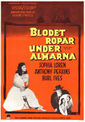 Desire Under the Elms 1958 movie poster Sophia Loren Anthony Perkins Burl Ives Delbert Mann