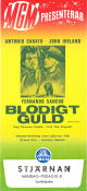 Blodigt guld 1967 poster Antonio Sabato John Ireland Mirko Ellis Domenico Paolella