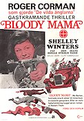 Bloody Mama 1970 poster Shelley Winters Roger Corman