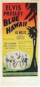 Blue Hawaii 1961 movie poster Elvis Presley Joan Blackman Angela Lansbury Norman Taurog Beach