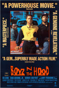 Boyz n the Hood 1991 movie poster Ice Cube Cuba Gooding Hudhail Al-Amir John Singleton Gangs