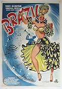 Brazil 1947 movie poster Tito Guizar Virginia Bruce Dance