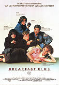 Breakfast Club 1984 movie poster Emilio Estevez Paul Gleason Molly Ringwald John Hughes School