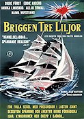 Briggen Tre Liljor 1962 movie poster Sigge Fürst Ships and navy