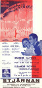 Broadways melodi 1938 1937 poster Robert Taylor Eleanor Powell George Murphy Roy Del Ruth Musikaler