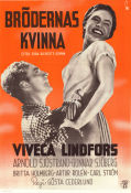 Brödernas kvinna 1943 poster Viveca Lindfors Gösta Cederlund