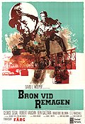 Bron vid Remagen 1969 poster George Segal Robert Vaughn Ben Gazzara John Guillermin Krig Broar