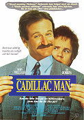 Cadillac Man 1990 movie poster Robin Williams Tim Robbins Pamela Reed Roger Donaldson Cars and racing