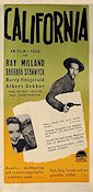 California 1947 movie poster Ray Milland Barbara Stanwyck