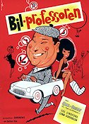 Bil-professoren 1965 movie poster Carl-Gustaf Lindstedt Lill Lindfors Cars and racing