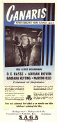 Canaris 1954 poster OE Hasse Barbara Rütting Adrian Hoven Alfred Weidenmann Hitta mer: Nazi