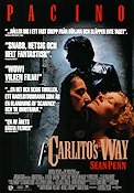 Carlito´s Way 1993 movie poster Al Pacino Sean Penn Penelope Ann Miller Brian De Palma Mafia
