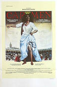 Carmen 1984 movie poster Julia Migenes-Johnson Georges Bizet Placido Domingo Francesco Rosi