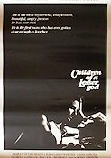 Children of a Lesser God 1986 movie poster William Hurt Piper Laurie