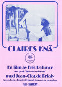 Le genou de Claire 1970 poster Jean-Claude Brialy Eric Rohmer