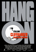 Cliffhanger 1993 poster Sylvester Stallone Renny Harlin