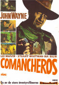 The Comancheros 1961 movie poster John Wayne Stuart Whitman Lee Marvin Michael Curtiz