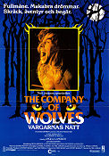 The Company of Wolves 1984 movie poster Sarah Patterson Angela Lansbury David Warner Neil Jordan