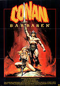 Conan the Barbarian 1982 movie poster Arnold Schwarzenegger James Earl Jones Max von Sydow John Milius Find more: Conan