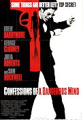 Confessions of a Dangerous Mind 2002 poster Drew Barrymore George Clooney