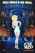Cool World 1992 movie poster Kim Basinger Brad Pitt Janni Brenn Ralph Bakshi Ladies Animation
