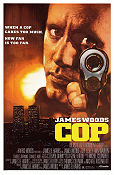 Cop 1988 movie poster James Woods Lesley Ann Warren James B Harris Guns weapons Police and thieves