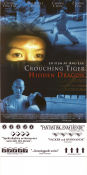 Crouching Tiger Hidden Dragon 2000 movie poster Chow Yun Fat Michelle Yeoh Ziyi Zhang Ang Lee Martial arts Asia