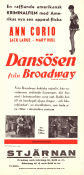 Dansösen från Broadway 1941 poster Ann Corio Jack La Rue Mary Hull Elmer Clifton