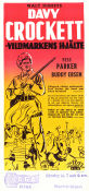 Davy Crockett: King of the Wild Frontier 1955 movie poster Fess Parker Buddy Ebsen Basil Ruysdael Norman Foster