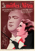 Die Stimme des Herzens 1937 movie poster Beniamino Gigli Geraldine Katt Karl Heinz Martin