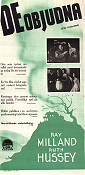 The Uninvited 1944 poster Ray Milland Lewis Allen