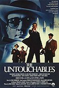 The Untouchables 1987 movie poster Kevin Costner Sean Connery Robert De Niro Brian De Palma Mafia