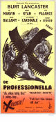 The Professionals 1966 movie poster Burt Lancaster Lee Marvin Claudia Cardinale Richard Brooks