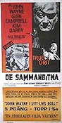 True Grit 1969 movie poster John Wayne Glen Campbell Kim Darby Henry Hathaway