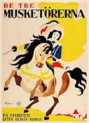 The Three Musketeers 1935 movie poster Writer: Alexander Dumas