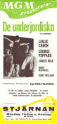 De underjordiska 1960 poster Leslie Caron George Peppard Janice Rule Ranald MacDougall