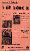 Texas Trail 1937 movie poster William Boyd George Gabby Hayes