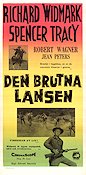 The Broken Lance 1954 poster Richard Widmark Edward Dmytryk