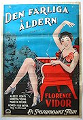 Magnificent Flirt 1928 movie poster Florence Vidor Loretta Young