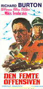 Sutjeska 1973 movie poster Richard Burton Ljuba Tadic Velimir Zivojinovic Stipe Delic Country: Yugoslavia