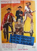 The Good the Bad and the Ugly 1966 movie poster Clint Eastwood Lee Van Cleef Eli Wallach Sergio Leone