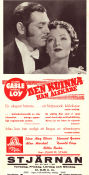 Den kvinna han älskade 1937 poster Clark Gable Myrna Loy Edna May Oliver John M Stahl