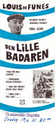 Den lille badaren 1968 poster Louis de Funes Andréa Parisy Franco Fabrizi Robert Dhéry